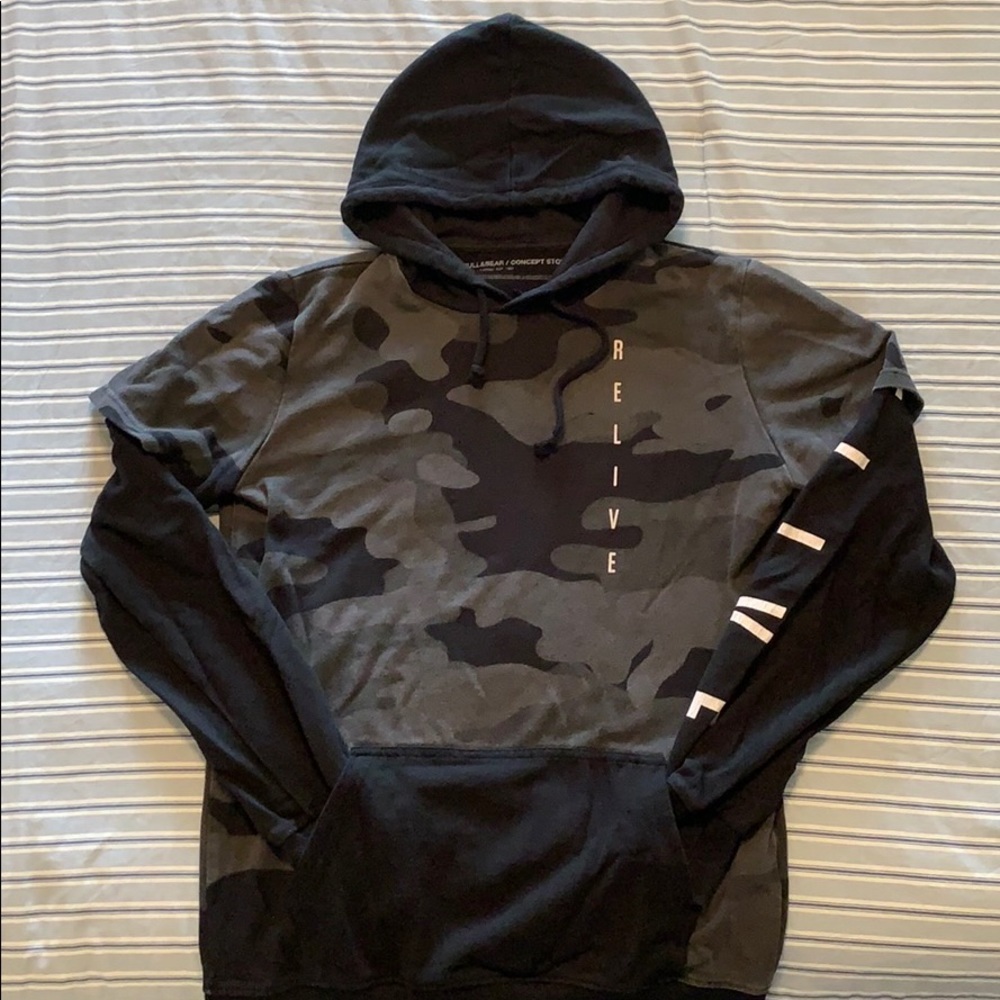 Pull & Bear Camo Hoodie